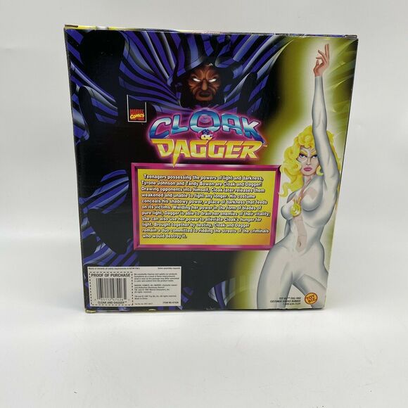 Marvel Entertainment Cloak and Dagger Collectors Set Action Figure New Sealed - Picture 3 of 5